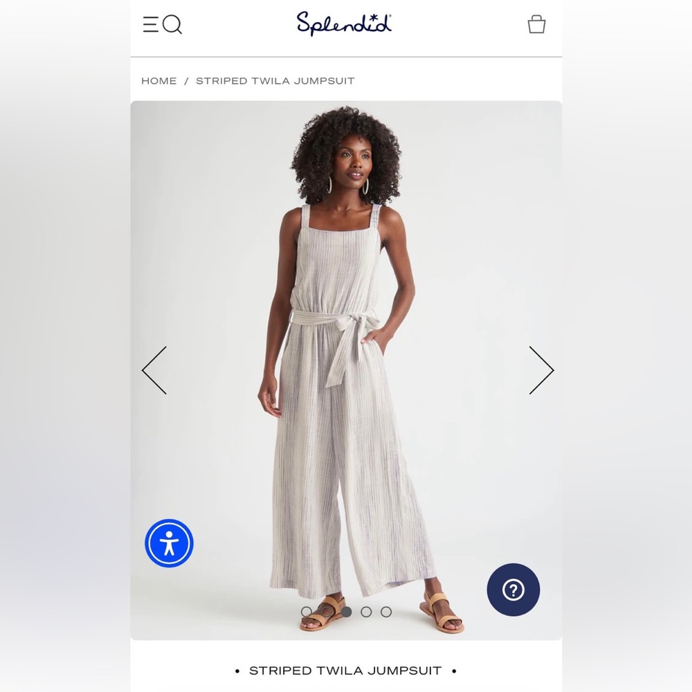 Splendid Striped Twila Jumpsuit